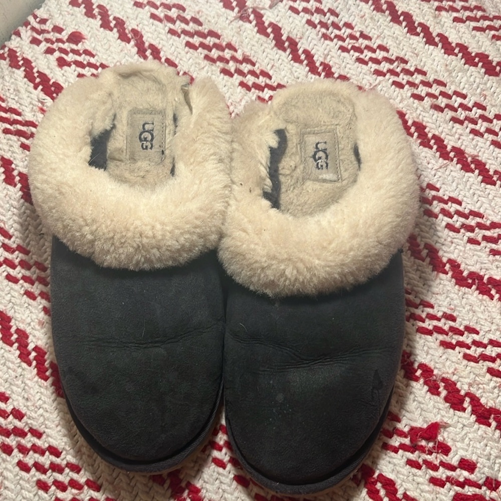 Navy blue slip on UGG